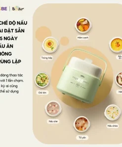 Alternative view of Nồi nấu cháo chậm Bear SC-4H10E 1L