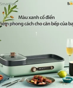 Bếp Nướng Lẩu Điện 3L Đa Năng 2in1 Bear DKL-C15G1 - Chính Hãng - BH 18 Tháng Bếp Nướng Lẩu Điện 3L Đa Năng 2in1 Bear DKL-C15G1 - Chính Hãng - BH 18 Tháng
