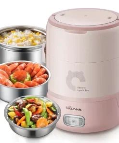 Hộp cơm điện cầm tay đa năng Bear DFH-B20S6 - Chính Hãng - BH 18 tháng
