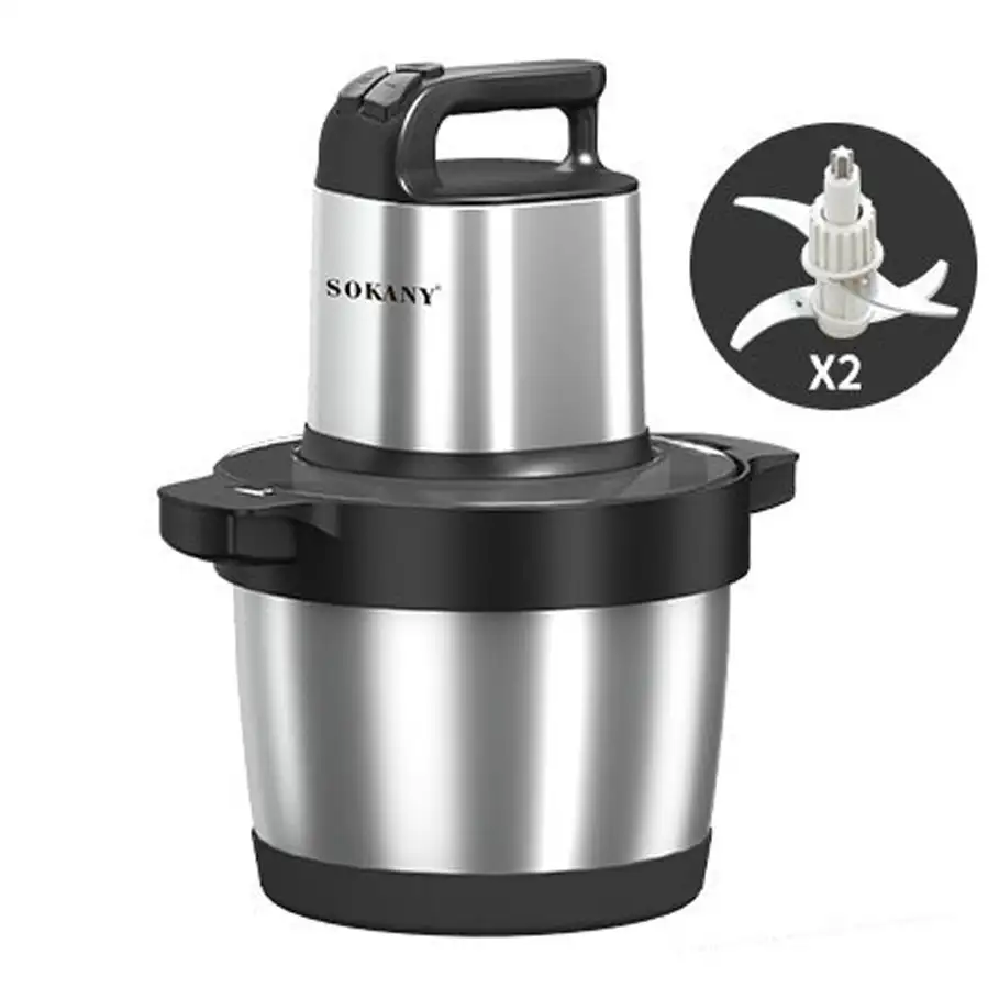 Máy xay thịt Sokany SK-7033 cối inox, dung tích 6.5 lít, công suất 1500W, 3 tốc độ xay - Bảo hành 12 tháng Máy xay thịt Sokany SK-7033 cối inox, dung tích 6.5 lít, công suất 1500W, 3 tốc độ xay - Bảo hành 12 tháng - Ảnh 3