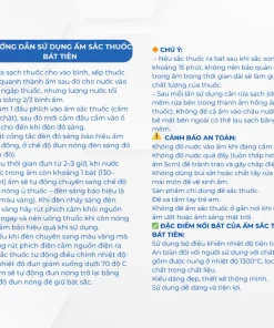 Ấm Sắc Thuốc Tự Động Bát Tiên 3.2 lít BA-2086 Bằng Gốm Bát Tràng Cao Cấp