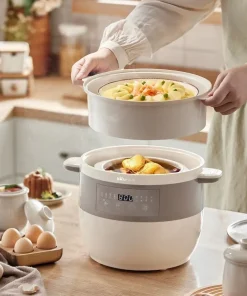 [Livestream] Nồi Nấu Chậm 2.5L Đa Năng Bear DDZ-B25Q3 (KÈM XỬNG HẤP) - Hàng Chính Hãng