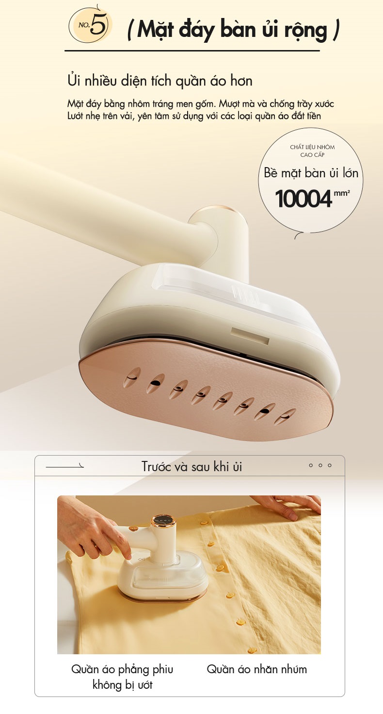 Bàn ủi hơi nước cầm tay Bear GTJ-A12Z2 - Hàng Chính Hãng