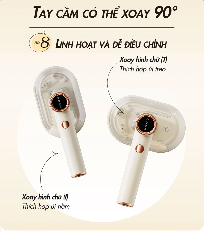 Bàn ủi hơi nước cầm tay Bear GTJ-A12Z2 - Hàng Chính Hãng