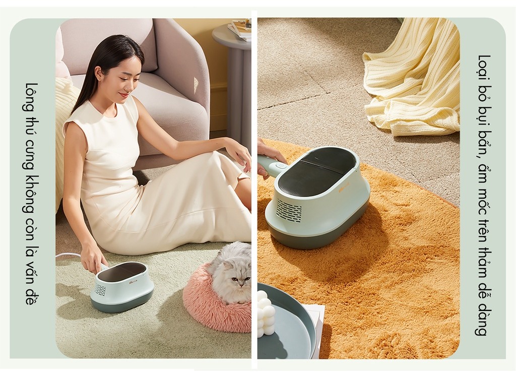 Máy hút bụi giường nệm đa năng Bear CMY-B03M1 - Hàng Chính Hãng