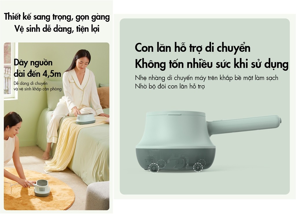 Máy hút bụi giường nệm đa năng Bear CMY-B03M1 - Hàng Chính Hãng