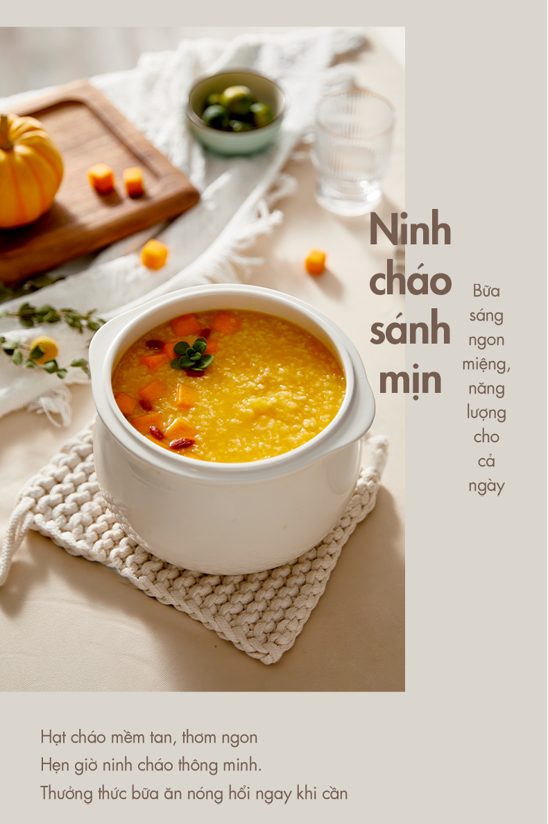 Nồi Nấu Chậm 2.5L Đa Năng Bear DDZ-B25Q3 (KÈM XỬNG HẤP) - Hàng Chính Hãng Nồi Nấu Chậm 2.5L Đa Năng Bear DDZ-B25Q3 (KÈM XỬNG HẤP) - Hàng Chính Hãng