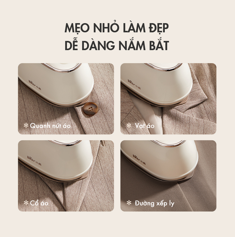Bàn Ủi Hơi Nước Mini Bear DYD-J10Q1 Hàng Chính Hãng