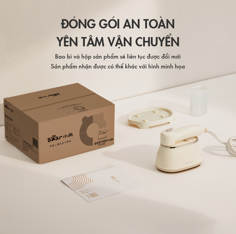 Bàn Ủi Hơi Nước Mini Bear DYD-J10Q1 Hàng Chính Hãng
