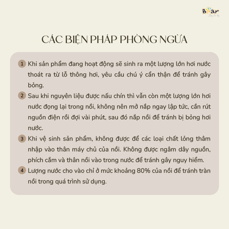 Nồi Nấu Cháo Chậm BEAR 1.5L NNC15 Nồi Nấu Chậm Cho Bé Hầm Giữ Ấm Giữ Trọn Chất Dinh Dưỡng Nồi Nấu Cháo Bản Tiếng Việt