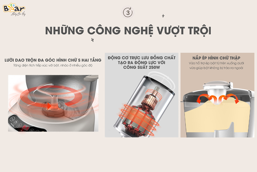 Công nghệ trộn và ủ bột đỉnh cao 
