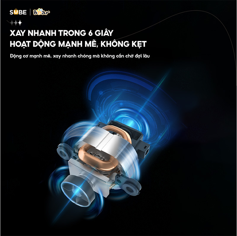 Máy Xay Thịt 1.8L Bear CH-4H03F Máy Xay Thịt Đa Năng Cối Xay Thịt Máy Xay Đa Năng Cối Xay Máy Xay Thịt Mini Máy xay thịt Bear CH-4H03F