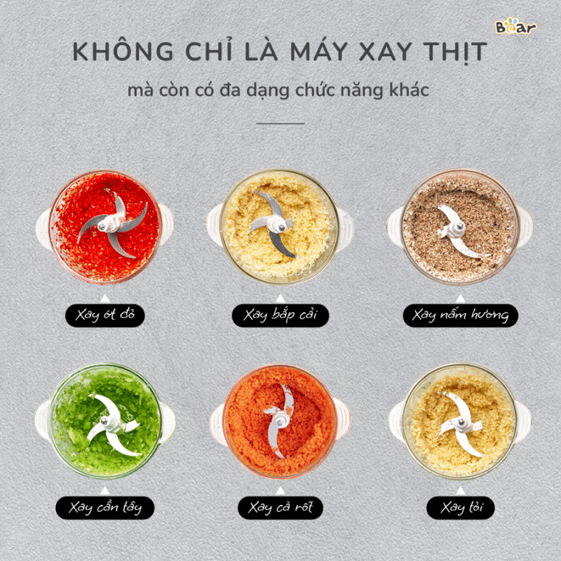 Máy xay thịt Bear SB-MA02L