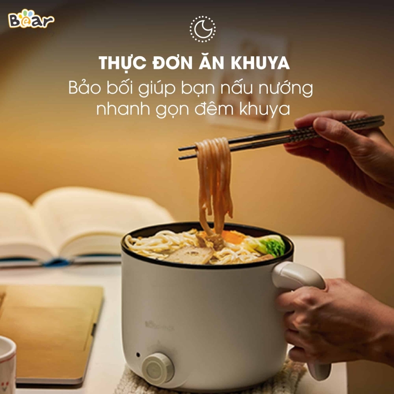 Nồi điện đa năng Bear 1.2L DRG-C12K1
