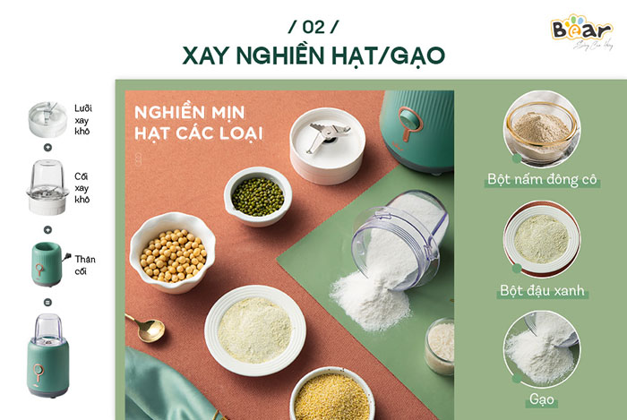 Xay nghiền hạt / gạo