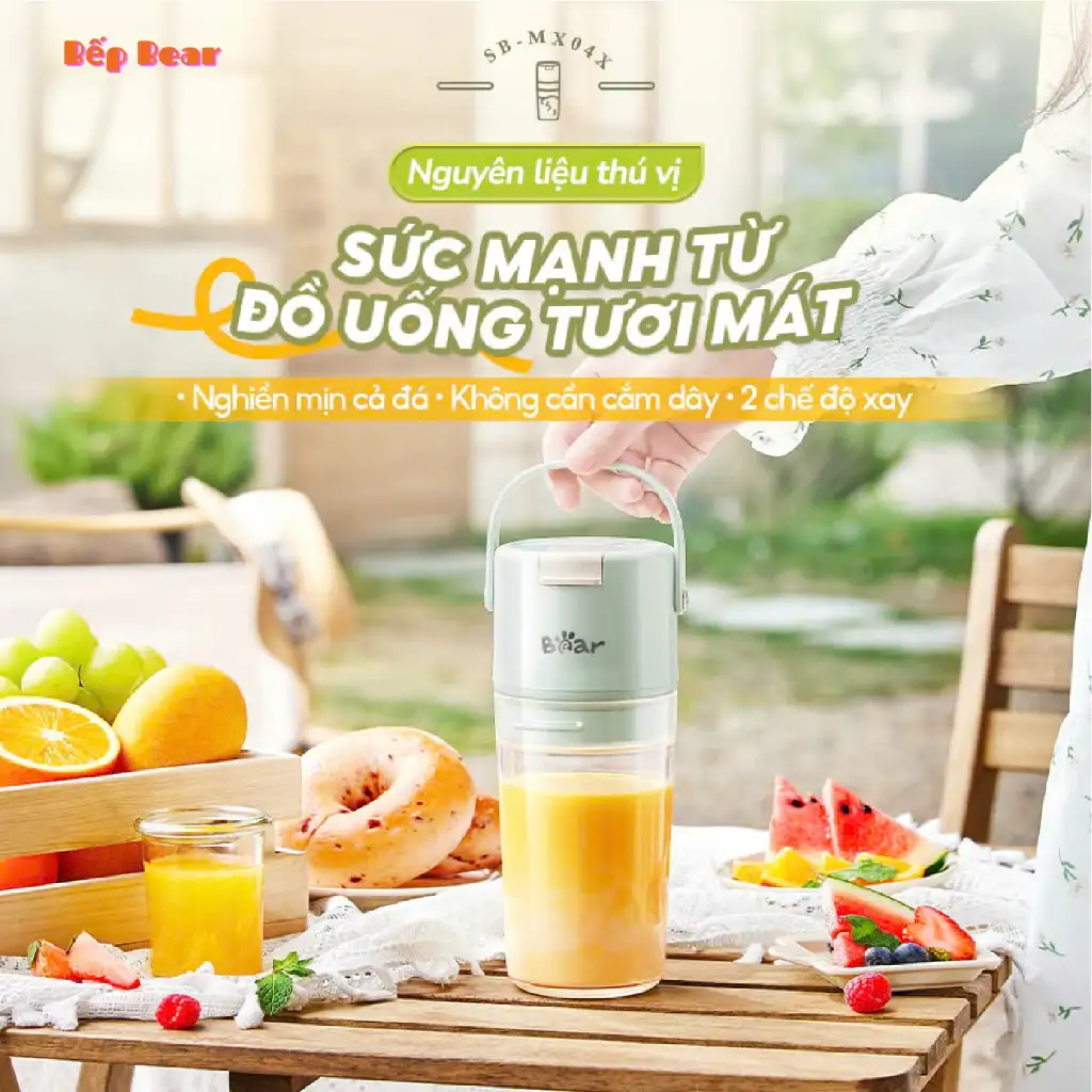 Máy Xay Sinh Tố Bear SB-MX04X