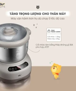 Alternative view of Máy Trộn Bột Bear DM-B70V1 7L Đa Năng Ủ Bột Nhồi Bột Nhanh Công Suất Lớn Bảo Hành 18 Tháng