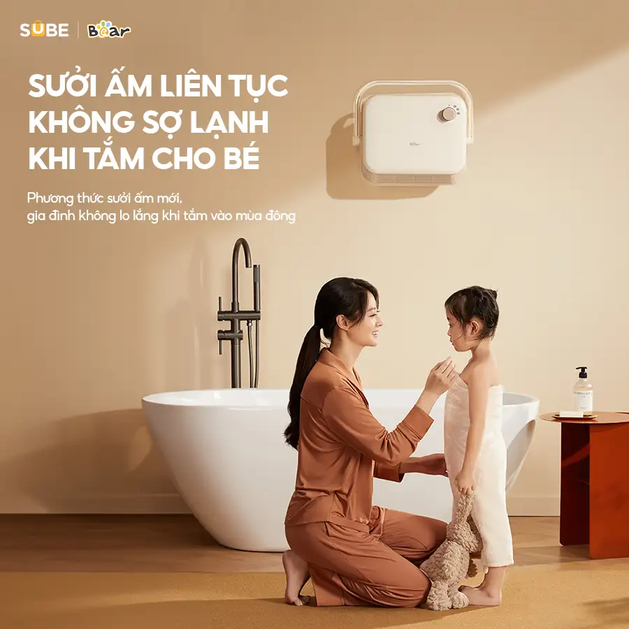 Máy Sưởi Gốm Treo Nhà Tắm Bear SH-4H20X Đèn Sưởi Quạt Sưởi Treo Tường Phòng Tắm Chống Nước Tiết Kiệm Điện Máy Sưởi Gốm Treo Nhà Tắm Bear SH-4H20X Đèn Sưởi Quạt Sưởi Treo Tường Phòng Tắm Chống Nước Tiết Kiệm Điện - Ảnh 3