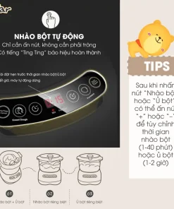 Máy Trộn Bột Bear DM-B70V1 7L Đa Năng Ủ Bột Nhồi Bột Nhanh Công Suất Lớn Bảo Hành 18 Tháng