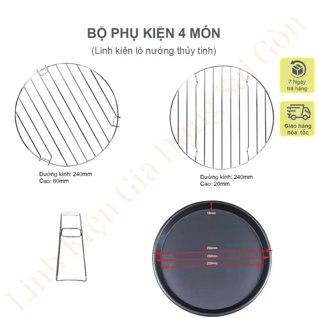 Bộ phụ kiện 4 món