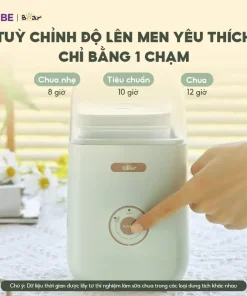 Alternative view of Máy Làm Sữa Chua Bear SB-SC12C 1L Ủ Sữa Chua Lên Men Tự Động 3 Chức Năng Tiết Kiệm Thời Gian An Toàn Vệ Sinh Thực Phẩm
