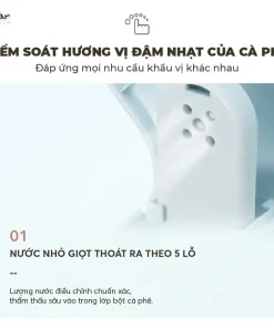Alternative view of Máy Pha Cà Phê Bear SB-CF06A Mini Tự Động Giữ Ấm Pha Trà Coffee Loại Bỏ Cặn Nhỏ Gọn Tiện Dụng Pha Espresso Capuchino