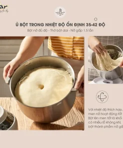 Máy Trộn Bột Bear DM-B70V1 7L Đa Năng Ủ Bột Nhồi Bột Nhanh Công Suất Lớn Bảo Hành 18 Tháng