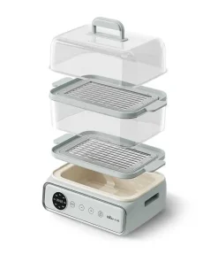 Alternative view of Nồi lẩu hấp Bear DZG-P20W7 đa năng 21.5L Tiếng Việt bảo hành 18 tháng Lẩu Hầm Healthy Tiết Kiệm Điện