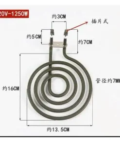 Mai so nồi chiên không dầu đường kính 12 - 15 - 17cm - chân cong, chân thẳng