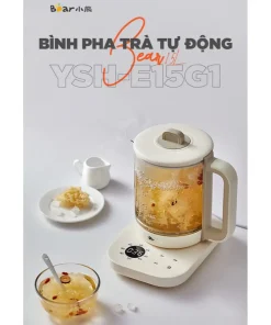 Alternative view of Ấm pha trà đa năng Bear YSH-E15G1 (SB-PT15K) 1000W Bình thủy tinh có lõi lọc inox 304
