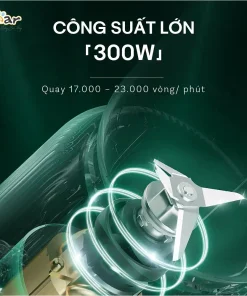 Máy Xay Sinh Tố Bear BL-B10V2 3 Cối Dung Tích 1L Máy Xay Hoa Quả Máy Xay Ăn Dặm Máy Nghiền Hạt Đa Năng Máy Xay Thực Phẩm