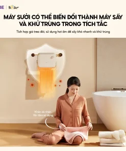 Máy Sưởi Gốm Treo Nhà Tắm Bear SH-4H20X Đèn Sưởi Quạt Sưởi Treo Tường Phòng Tắm Chống Nước Tiết Kiệm Điện Máy Sưởi Gốm Treo Nhà Tắm Bear SH-4H20X Đèn Sưởi Quạt Sưởi Treo Tường Phòng Tắm Chống Nước Tiết Kiệm Điện