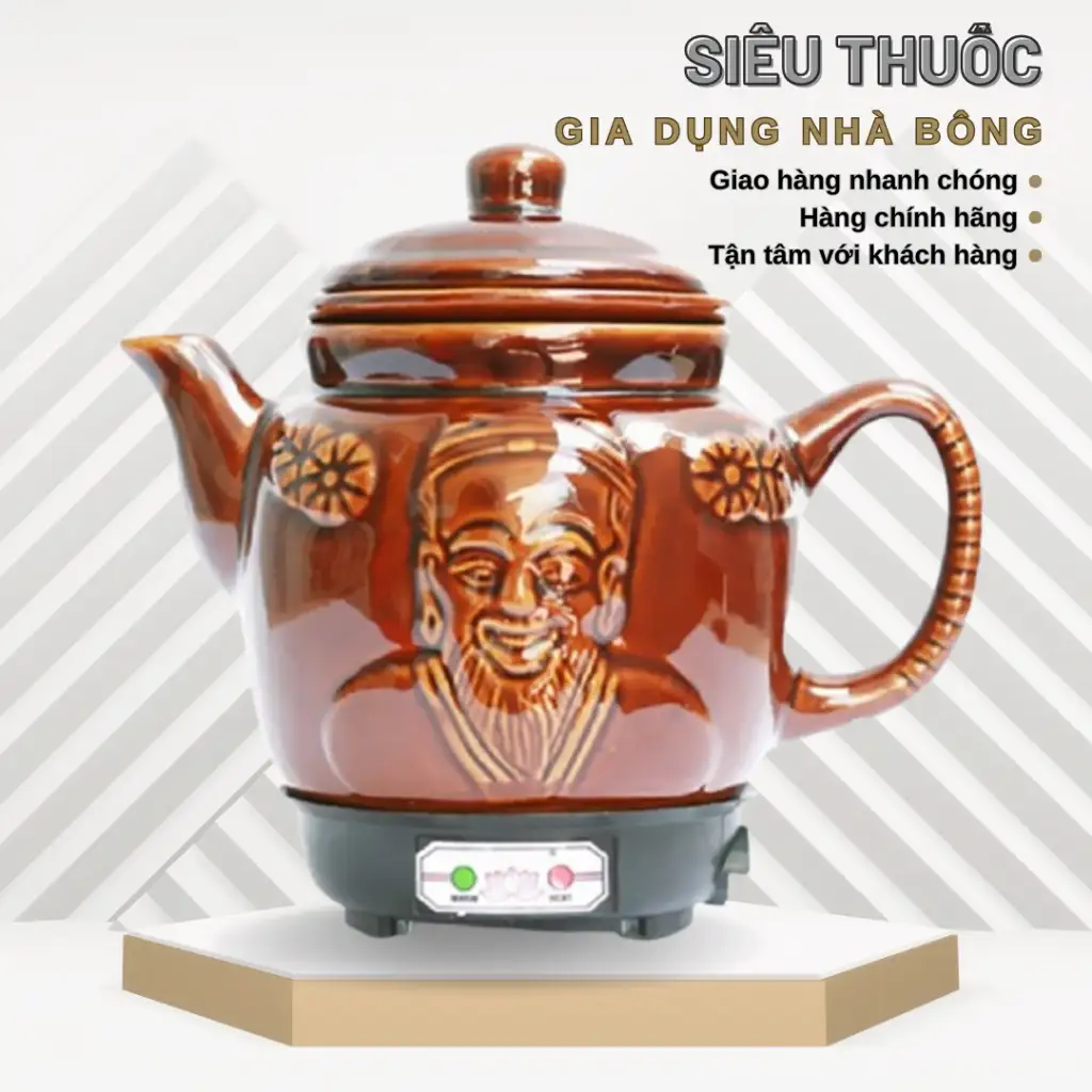 Ấm sắc thuốc Ông Già