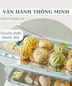Nồi lẩu hấp Bear DZG-P20W7 đa năng 21.5L Tiếng Việt bảo hành 18 tháng Lẩu Hầm Healthy Tiết Kiệm Điện
