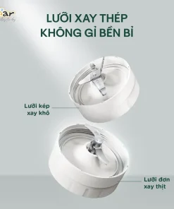 Alternative view of Máy Xay Sinh Tố Bear BL-B10V2 3 Cối Dung Tích 1L Máy Xay Hoa Quả Máy Xay Ăn Dặm Máy Nghiền Hạt Đa Năng Máy Xay Thực Phẩm