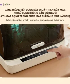 Máy Tiệt Trùng Bình Sữa Bear SB-MTT20 18L Máy Tiệt Trùng Sấy Khô Máy Tiệt Trùng UV Ti Giả Bình Sữa Máy Diệt Trùng