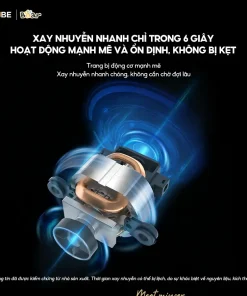 Máy Xay Thịt Đa Năng 1.8L Bear Xay Rau Củ Hạt Cứng Nhuyễn Mịn Nhanh Chóng Đảm Bảo An Toàn Tiện Lợi SB-MX20A