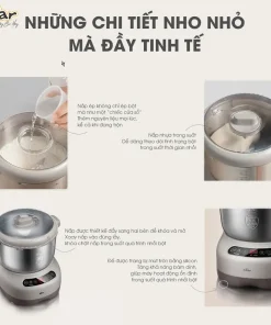 Máy Trộn Bột Bear DM-B70V1 7L Đa Năng Ủ Bột Nhồi Bột Nhanh Công Suất Lớn Bảo Hành 18 Tháng