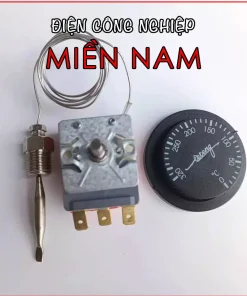 Alternative view of Rơ le nhiệt relay điều chỉnh nhiệt chỉnh nhiệt 110 độ 120 độ 200 độ 300 độ 320 độ dùng cho nồi chiên nồi phở