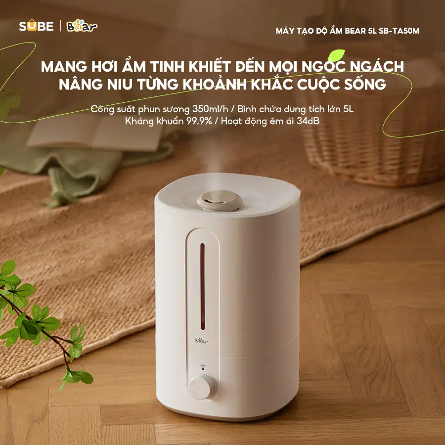 Máy Phun Sương Tạo Ẩm BEAR SB-TA50M
