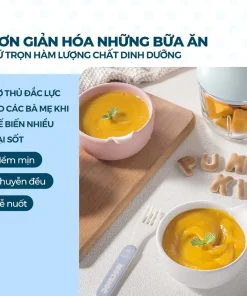 Alternative view of Máy xay ăn dặm Bear 0.3 lít GR-B03V8 - Nhỏ gọn, công suất 120W - 8 lưỡi dao xay - inox 304 chống gỉ - Bảo Hành 18 Tháng