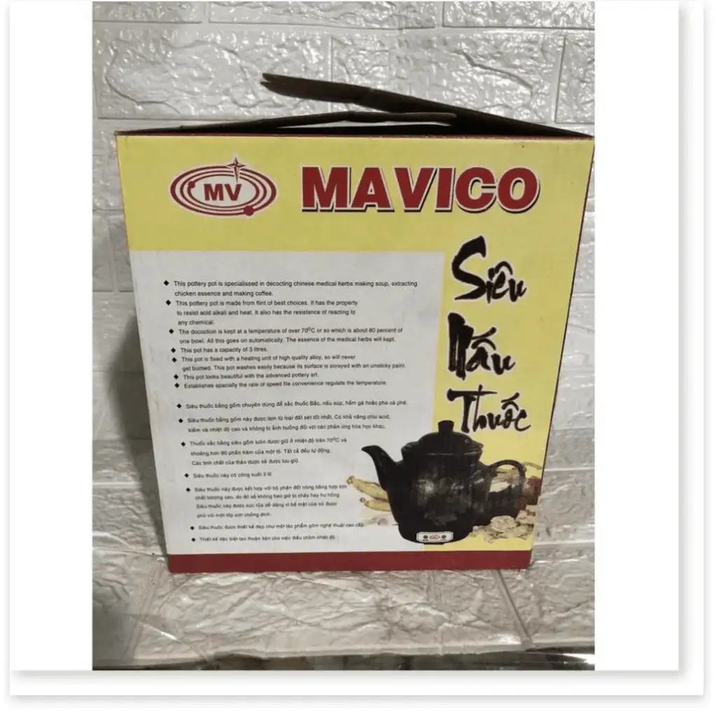 Siêu sắc thuốc MAVICO nấu thuốc bắc tự động tiện dụng Siêu sắc thuốc MAVICO nấu thuốc bắc tự động tiện dụng - Ảnh 2
