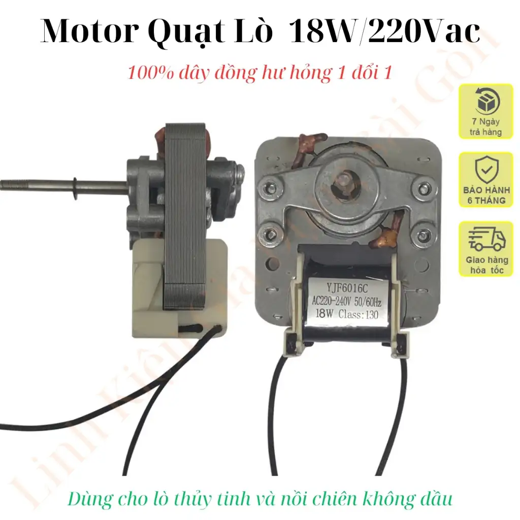 Motor 18w dây đồng