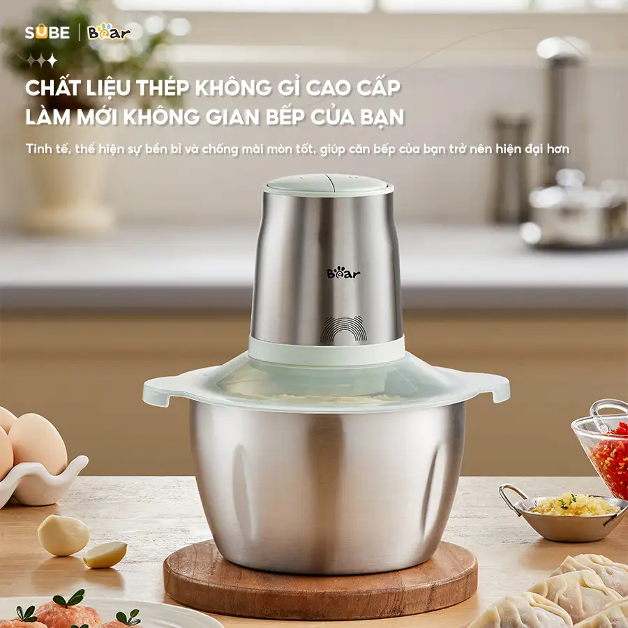 Máy Xay Thịt 1.8L Bear CH-4H03F Máy Xay Thịt Đa Năng Cối Xay Thịt Máy Xay Đa Năng Cối Xay Máy Xay Thịt Mini Máy Xay Thịt 1.8L Bear CH-4H03F Máy Xay Thịt Đa Năng Cối Xay Thịt Máy Xay Đa Năng Cối Xay Máy Xay Thịt Mini - Ảnh 5