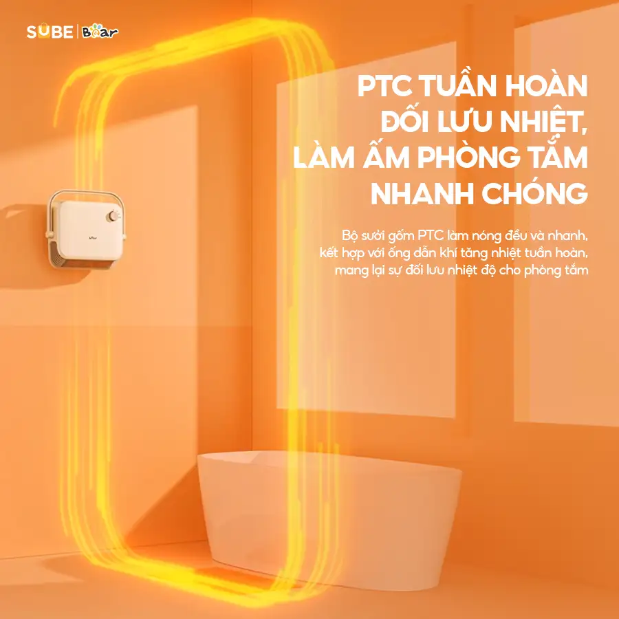 Máy Sưởi Gốm Treo Nhà Tắm Bear SH-4H20X Đèn Sưởi Quạt Sưởi Treo Tường Phòng Tắm Chống Nước Tiết Kiệm Điện Máy Sưởi Gốm Treo Nhà Tắm Bear SH-4H20X Đèn Sưởi Quạt Sưởi Treo Tường Phòng Tắm Chống Nước Tiết Kiệm Điện - Ảnh 4