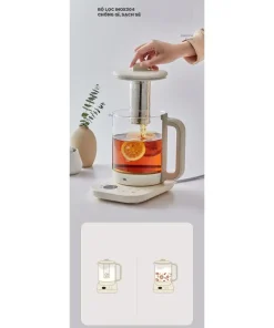 Ấm pha trà đa năng Bear YSH-E15G1 (SB-PT15K) 1000W Bình thủy tinh có lõi lọc inox 304