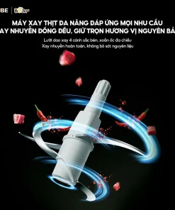 Máy Xay Thịt Đa Năng 1.8L Bear Xay Rau Củ Hạt Cứng Nhuyễn Mịn Nhanh Chóng Đảm Bảo An Toàn Tiện Lợi SB-MX20A
