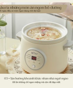 Nồi Nấu Cháo Chậm BEAR 1.5L NNC15