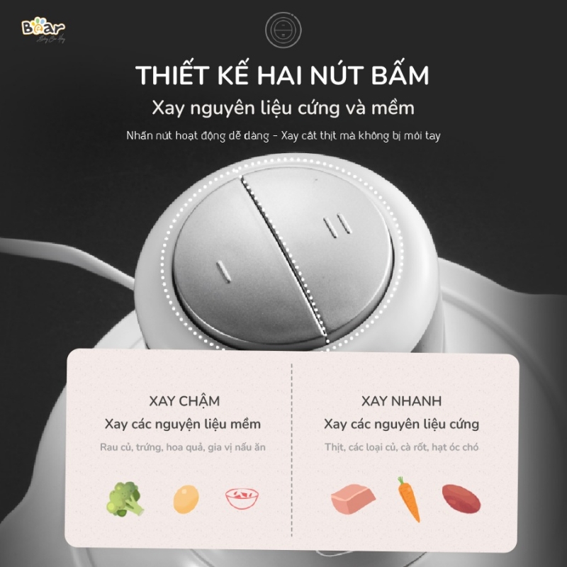 Máy xay thịt Bear SB-MA02L