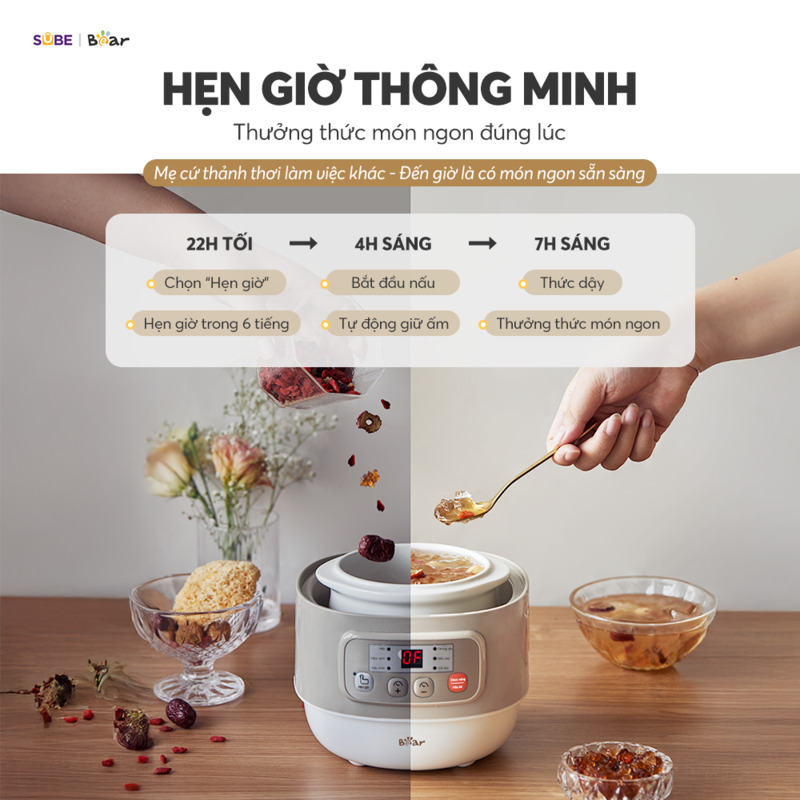 Chức năng hẹn giờ thông minh